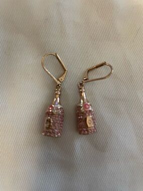 Kate Spade New York Rose Gold Tone Make Magic Champagne Drop Earrings